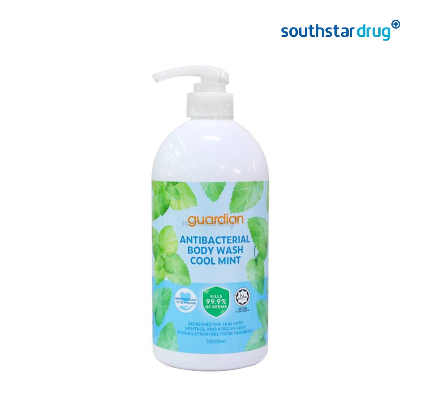 Guardian Antibacterial Body Wash Cool Mint