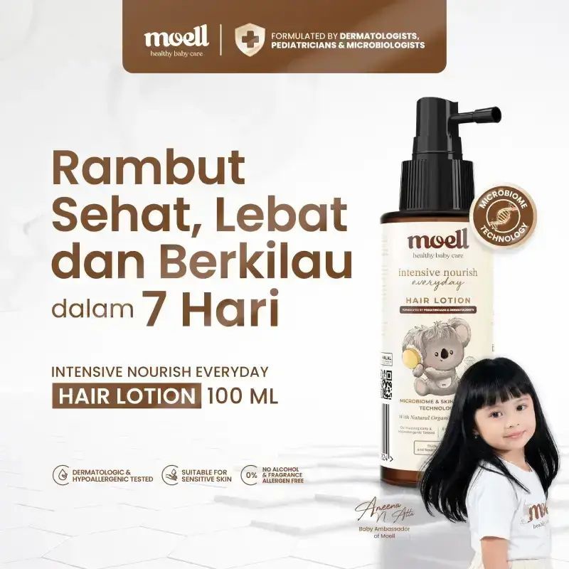 Moel L Hair Lotion 100ml Panax Ginseng Kemiri Biotin