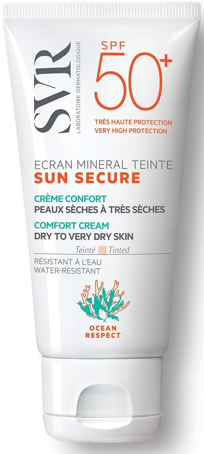 SVR Sun Secure Écran Mineral Teinté Comfort Cream SPF 50+