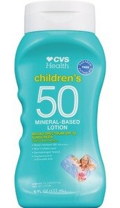 CVS Health Children's SPF 50 Mineral-Based Sun Lotion