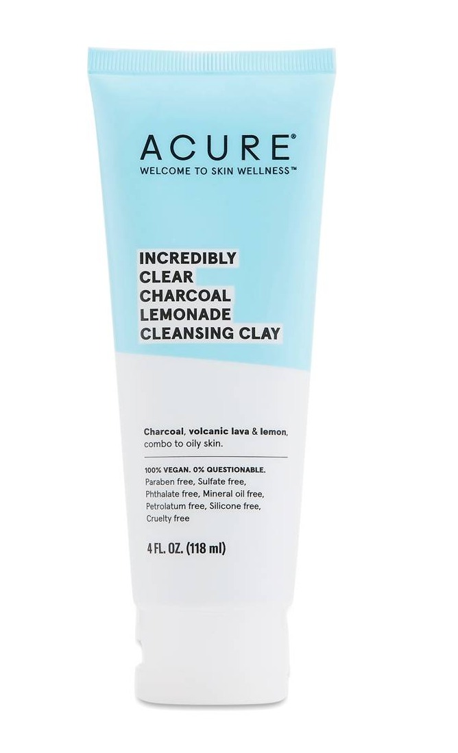 Acure Incredibly Clear Charcoal Lemonade Cleansing Clay