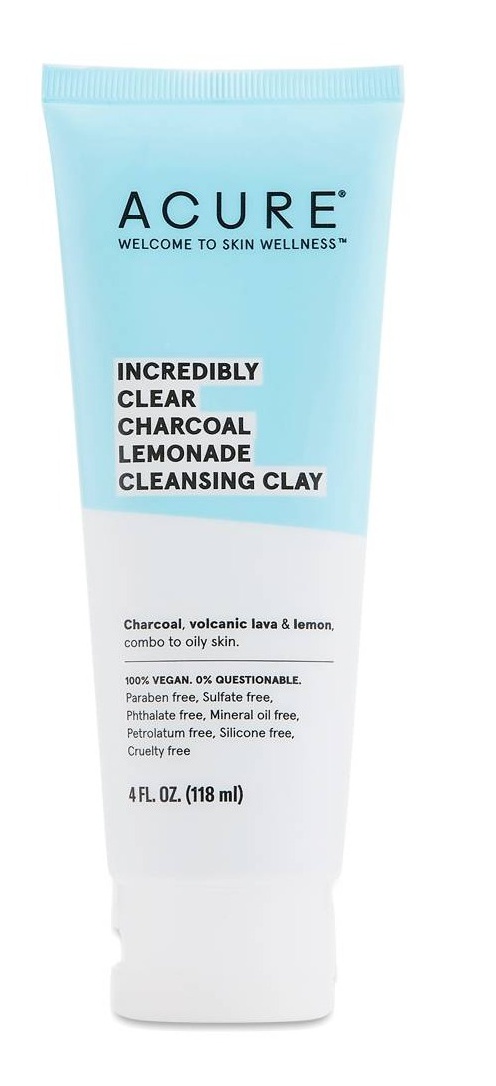 Acure Incredibly Clear Charcoal Lemonade Cleansing Clay