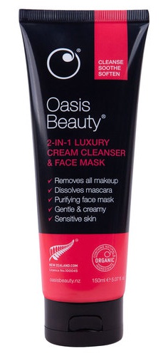 Oasis Beauty 2-In-1 Luxury Cream Cleanser & Face Mask