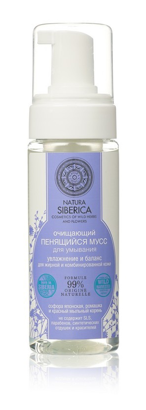 Natura Siberica Очищающий Пенящийся Мусс Для Умывания