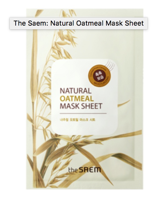 The Saem Natural Oatmeal Mask Sheet