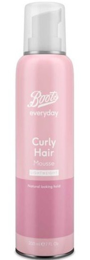 Boots Everyday Curly Hair Mousse Lightweight
