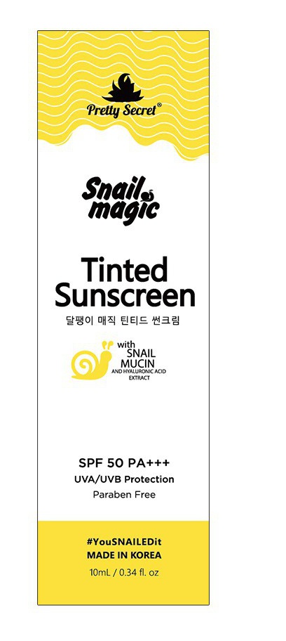 Pretty Secret Snail Magic Tinted Sunscreen