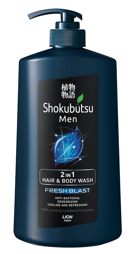 Shokubutsu Fresh Blast Men 2-in-1 Hair & Body Wash