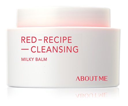 About Me Red Recipe Cleansing Milky Balm