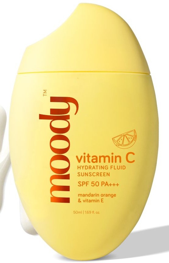Moody Vitamin C Hydrating Fluid Sunscreen SPF50