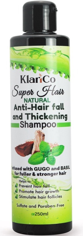 KlariCo Super Hair Antihair Fall And Thickening Gugo & Basil Shampoo