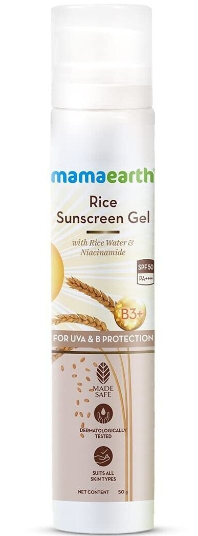 Mamaearth Rice Sunscreen Gel SPF 50