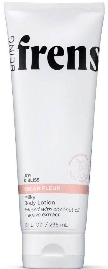 Being Frenshe Milky Hydrating Lotion For Dry Skin With Coconut Oil Floral Solar Fleur