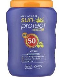 Clicks Sunprotect Sport SPF50 Water Resistant Lotion