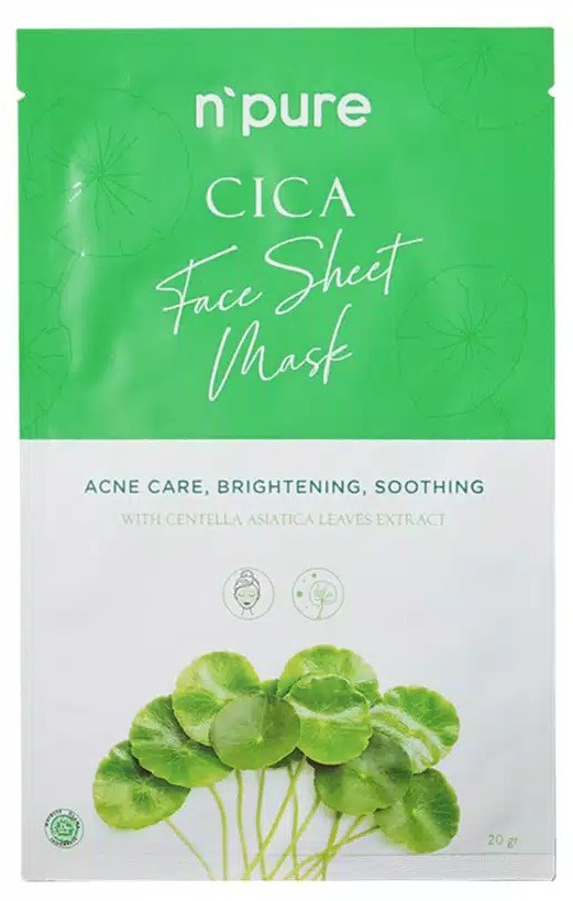 n'pure Cica Face Sheet Mask