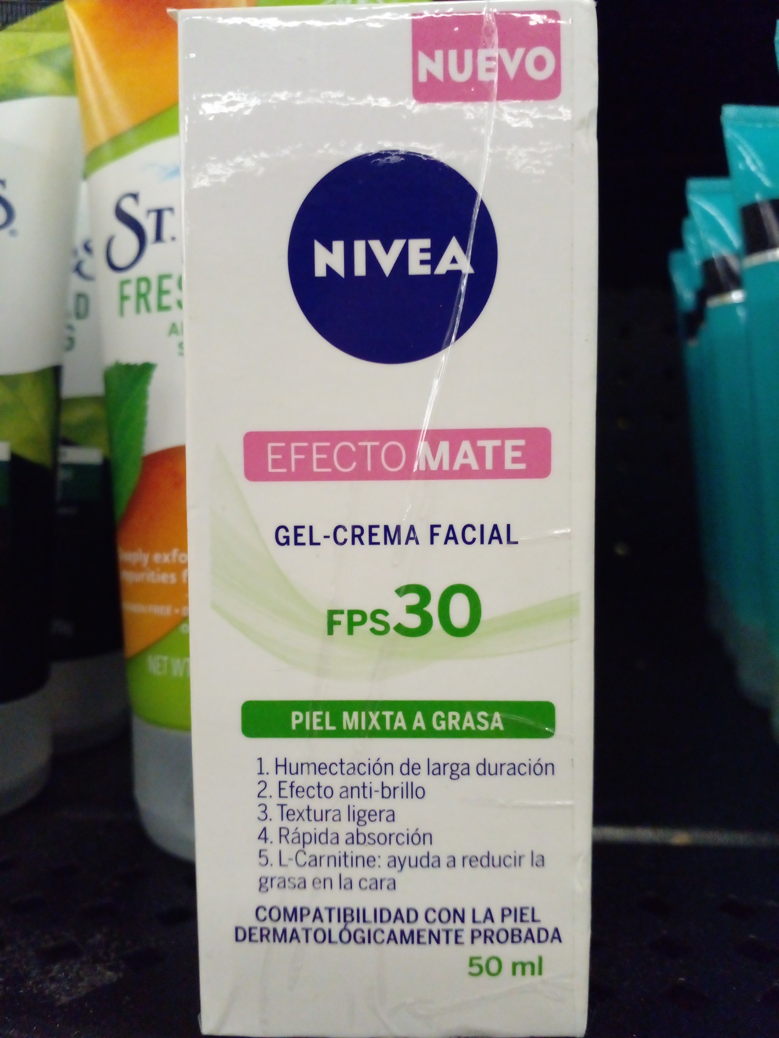 Nivea Gel Cream Facial Efecto Mate