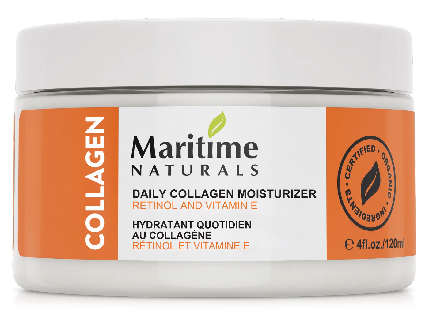 Maritime Naturals Daily Collagen Moisturizer Retinol And Vitamin E