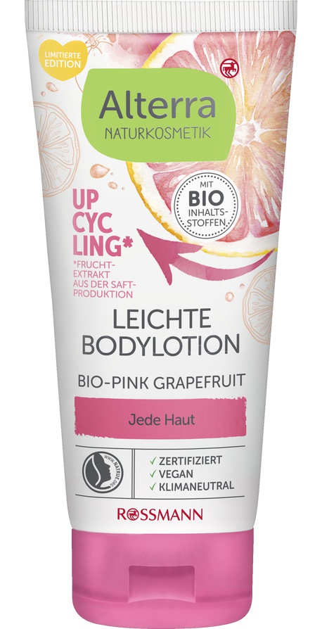Alterra Upcycling Leichte Bodylotion Bio-Pink Grapefruit