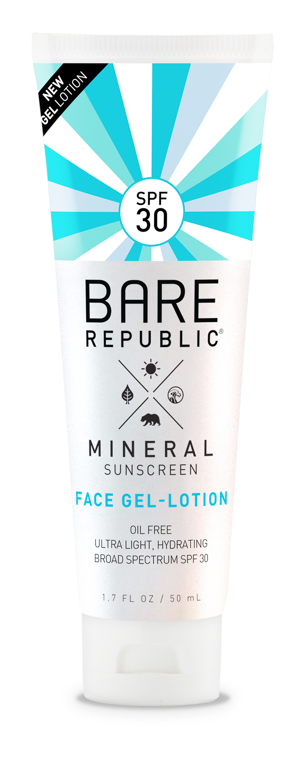 Bare Republic Mineral Body Gel Sunscreen Lotion - SPF 30