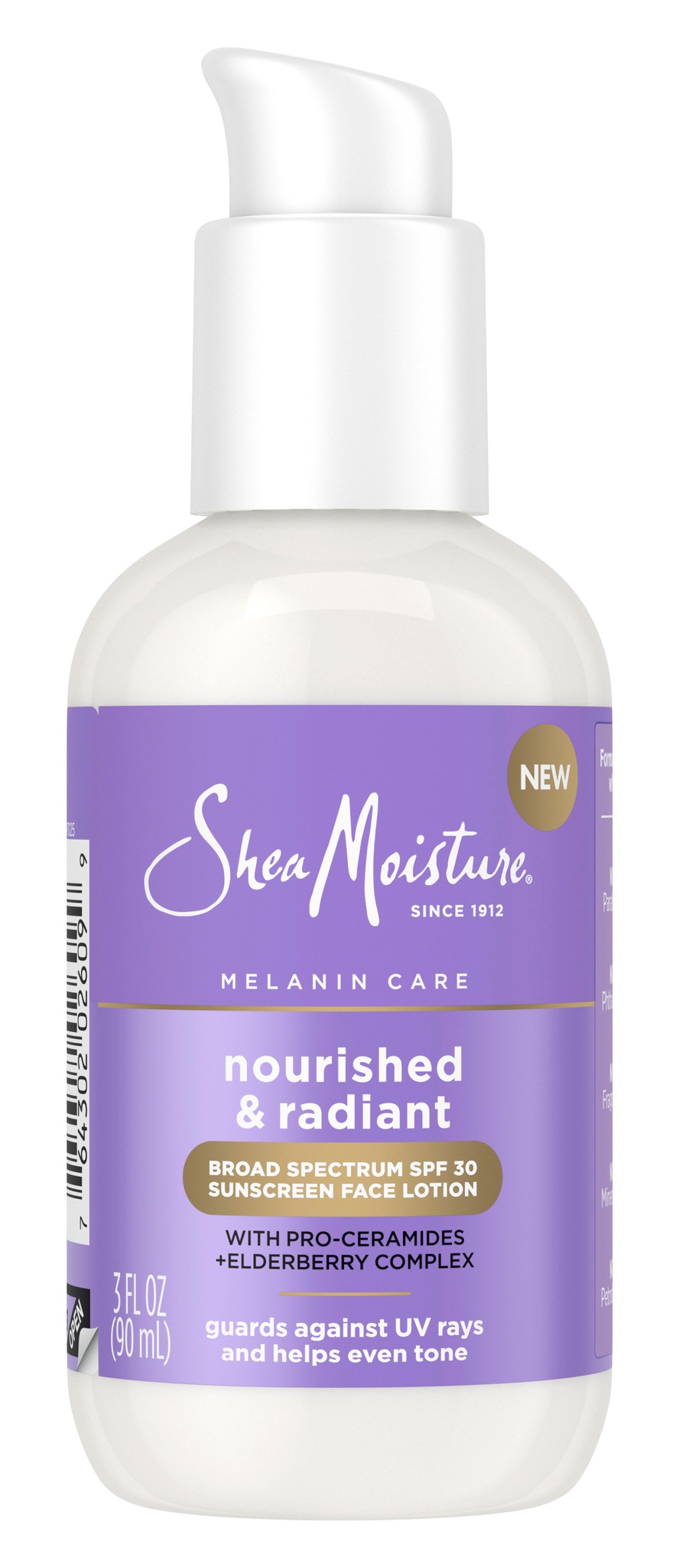 Shea Moisture Nourished & Radiant Broad Spectrum SPF Sunscreen Face Lotion