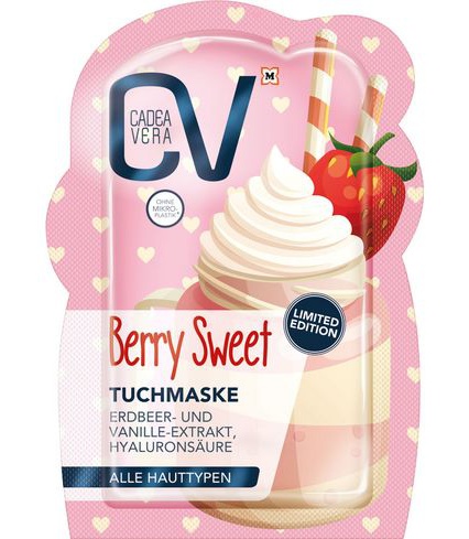 CadeaVera CV Berry Sweet Tuchmaske