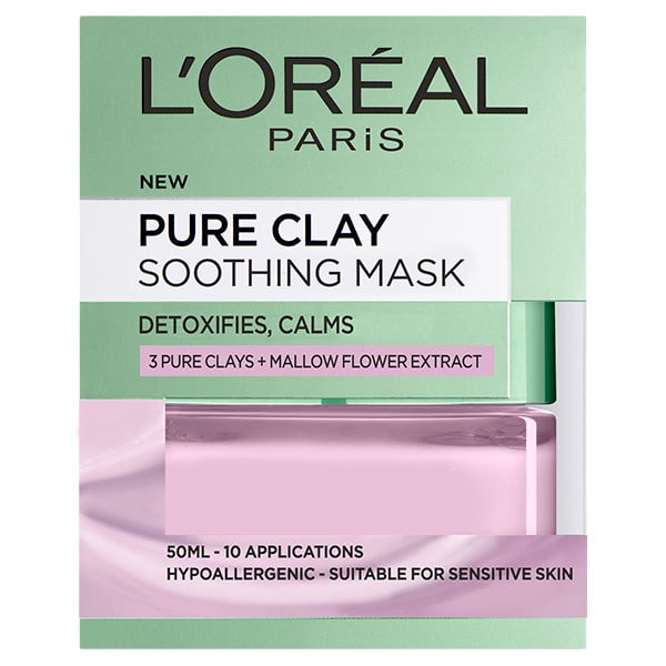 L'Oreal Paris Pure Clay | Soothing Mask | Mallow Flower Extract