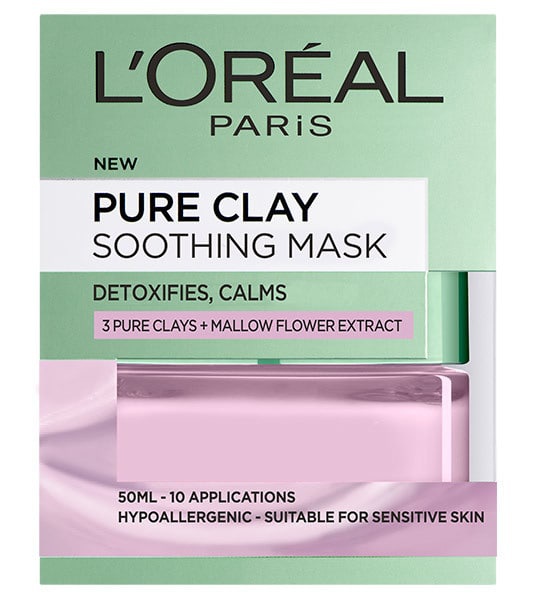 L'Oreal Paris Pure Clay | Soothing Mask | Mallow Flower Extract