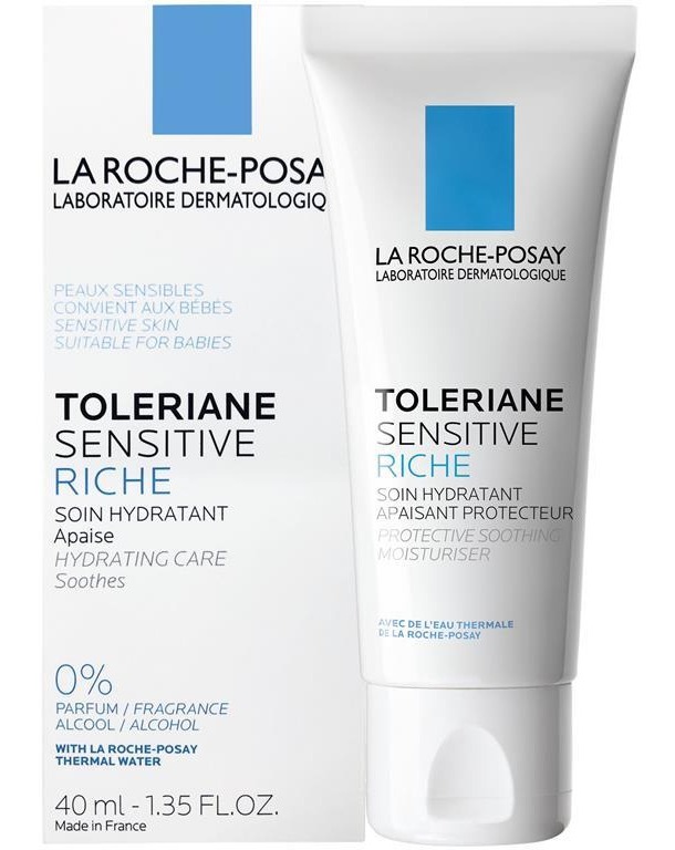 La Roche-Posay Toleriane Sensitive Riche Prebiotic Moisturiser For Dry Skin