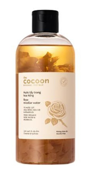 the Cocoon Rose Micellar Water