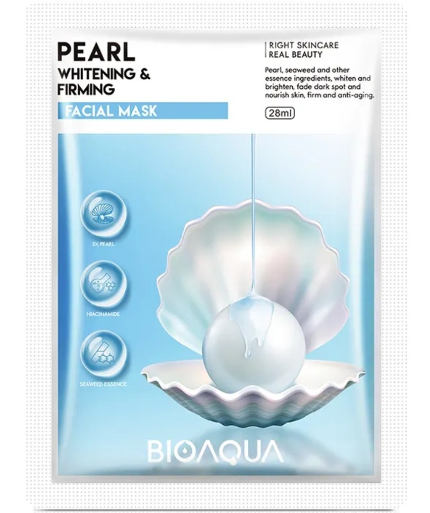 BioAqua Pearl Whitening & Firming Facial Mask