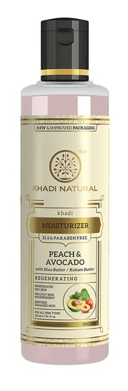 Khadi Natural Peach Avocado Moisturizer With Sls & Paraben Free