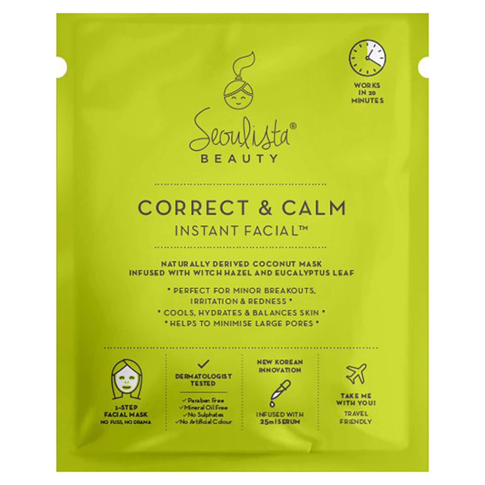 Seoulista Beauty Correct And Calm Instant Facial