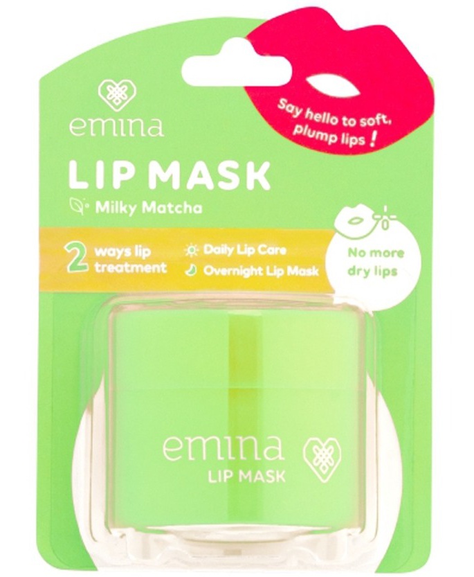 Emina Lip Mask - Milky Matcha