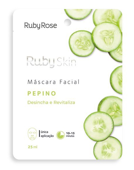 Ruby Rose Ruby Skin Máscara Facial Pepino