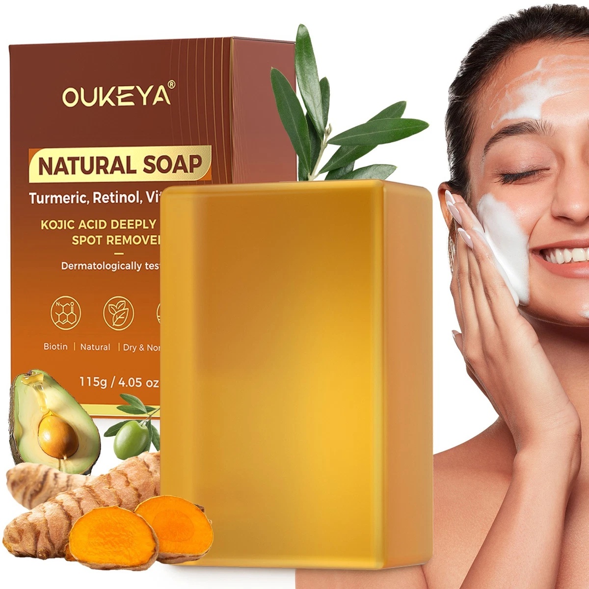Oukeya Tumeric Soap Bar