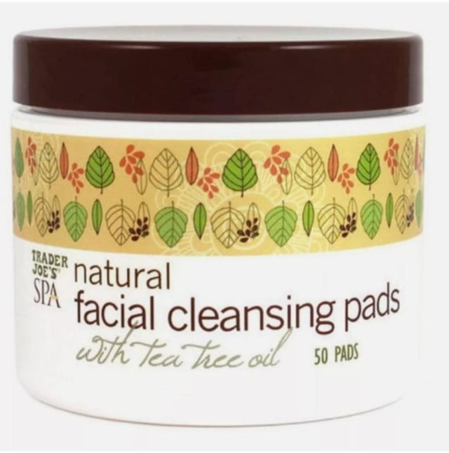 Trader Joe's Natural Facial Cleansing Pads With Tea Tree Oil