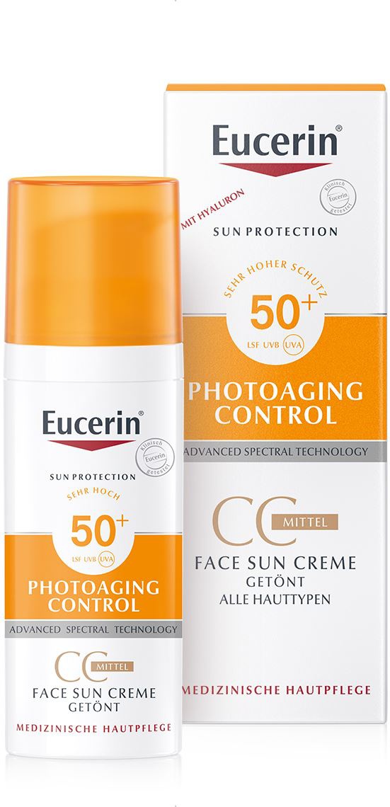 Eucerin Photoaging Control Face Sun Cc Creme Tinted 50+