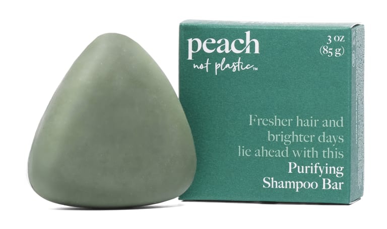 Peach Not Plastic Volumizing Shampoo Bar