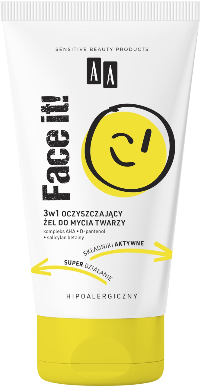 AA Face It! 3in1 Face Cleansing Gel