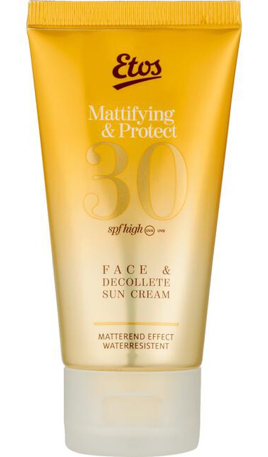 Etos Mattifying Face & Décolleté Sun Protection SPF30