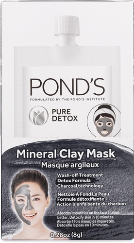 Pond's Pure Detox Charcoal Clay Mask