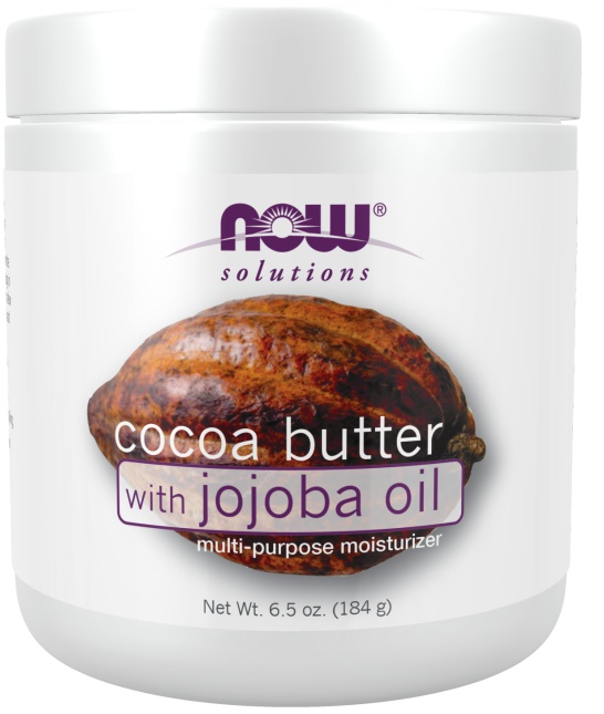NOW Solutions Cocoa Butter And Jojoba Oil Multi-purpose Moisturizer