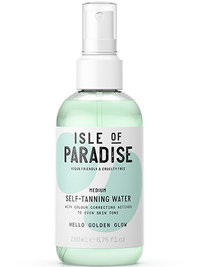 Isle of Paradise Medium Self-tanning Water ingredients (Explained)