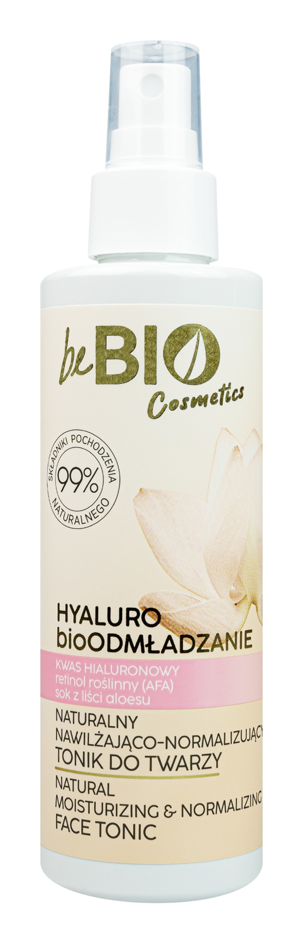 be BIO Hyaluro Biorejuvenation Natural Moisturizing & Normalizing Face Tonic