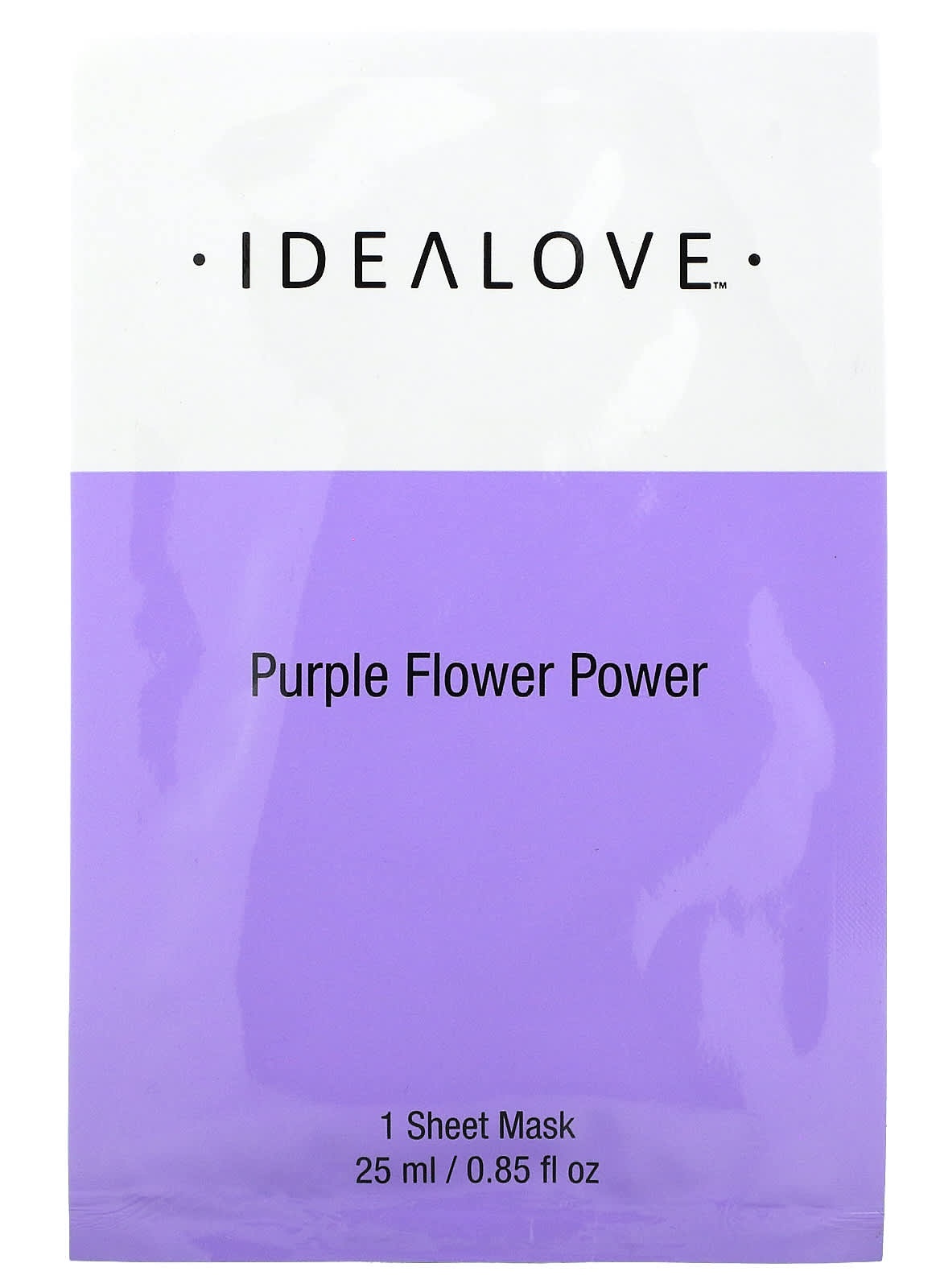 Idealove Purple Flower Power Sheet Mask