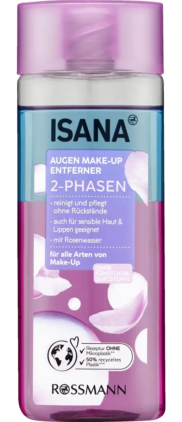 Isana Augen Make-Up Entferner 2-Phasen