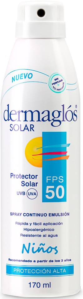 Dermaglos (andromaco) Protector Solar  FPS 50 Niños En Spray Continuo