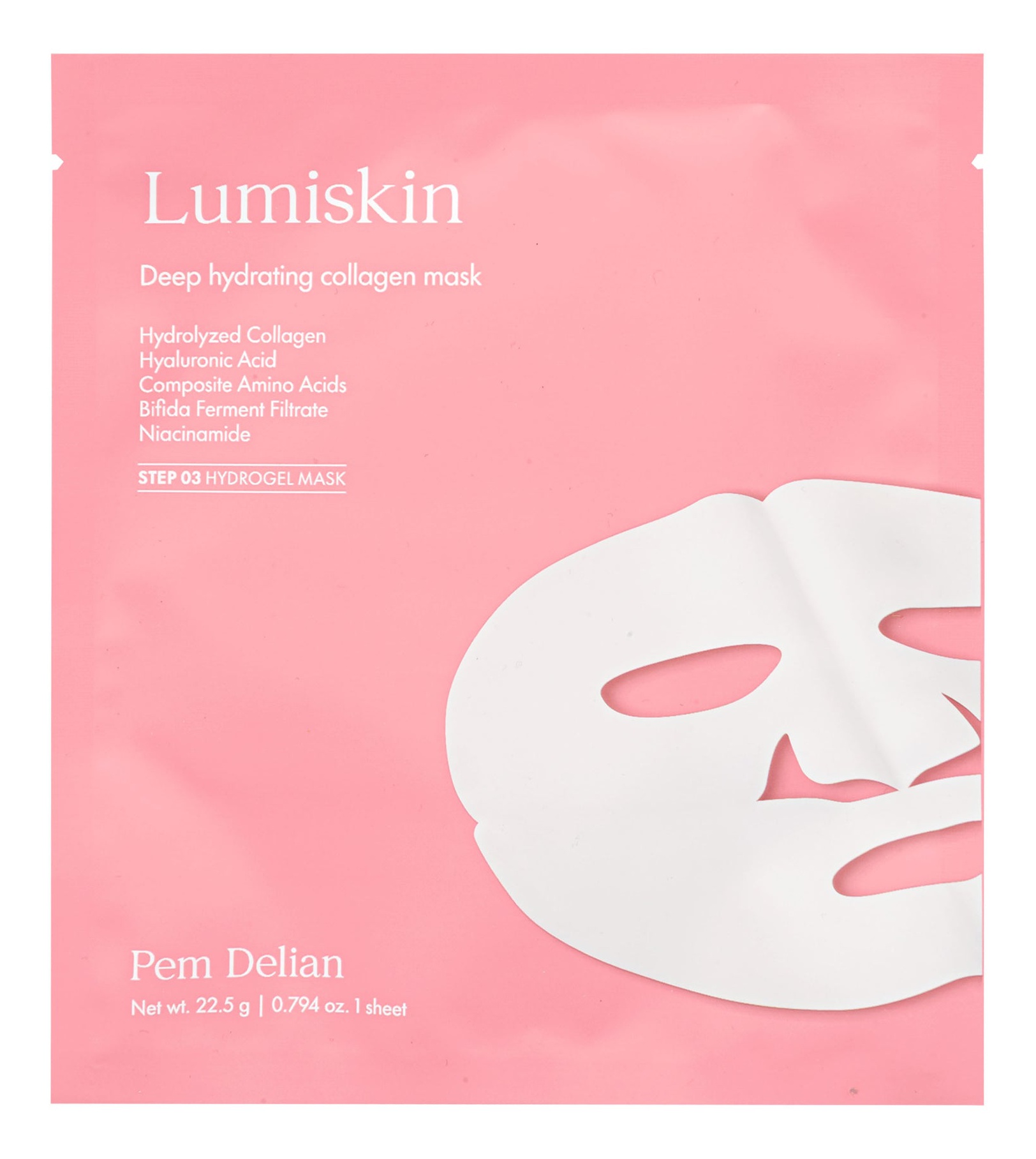 Pem Delian Lumiskin Deep Hydrating Collagen Mask