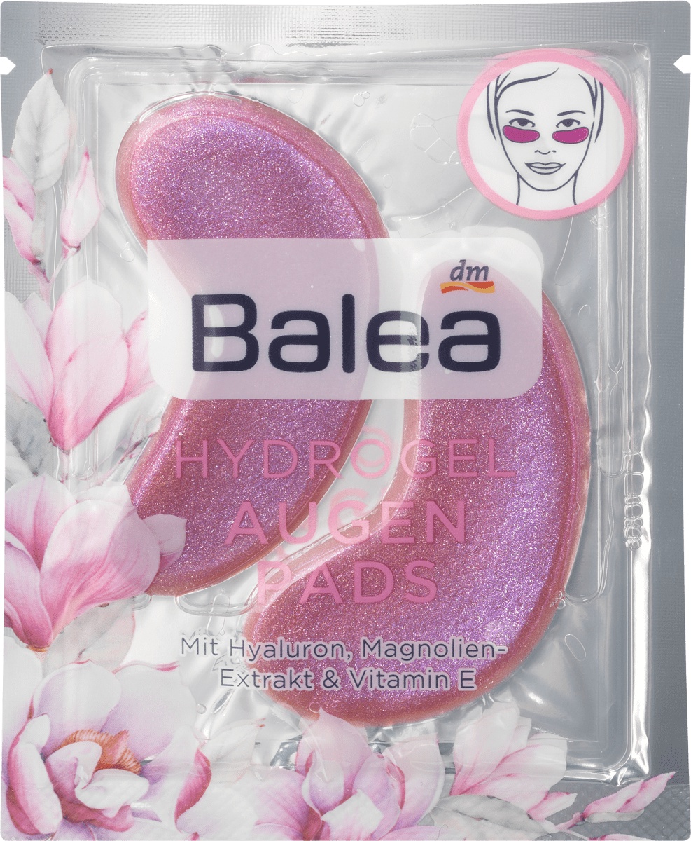 Balea Hydrogel Augenpads Mit Hyaluron, Magnolien-Extract & Vitamin E