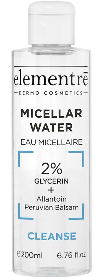 Elementré Micellar Water 2% Glycerin ingredients (Explained)